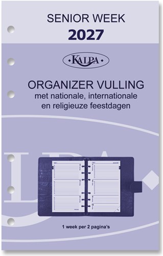 Agendavulling 2027 Kalpa Senior 7dagen/2pagina's 1 Stuk