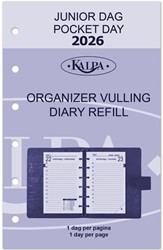 Agendavulling 2026 Kalpa Pocket 1dag/1pagina 1 Stuk