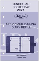 Agendavulling 2027 Kalpa Pocket 1dag/1pagina 1 Stuk