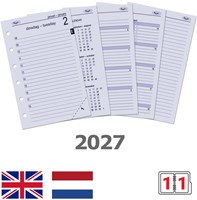 Agendavulling 2027 Kalpa Pocket 1dag/1pagina 1 Stuk-2