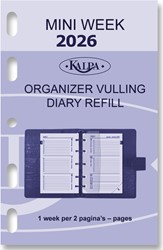 Agendavulling 2026 Kalpa Mini 7d/2p 1 Stuk