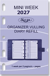 Agendavulling 2027 Kalpa Mini 7d/2p 1 Stuk