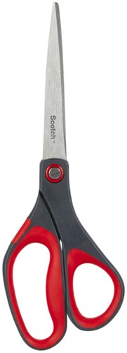Schaar Scotch 20cm precision rood blister 1 Stuk