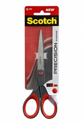 Schaar Scotch 18cm precision rood blister 1 Stuk