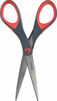 Schaar Scotch 18cm precision rood blister 1 Stuk-3
