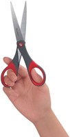 Schaar Scotch 18cm precision rood blister 1 Stuk-2