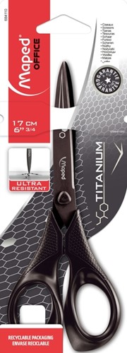 Schaar Maped Titanium 17cm zwart 1 Stuk