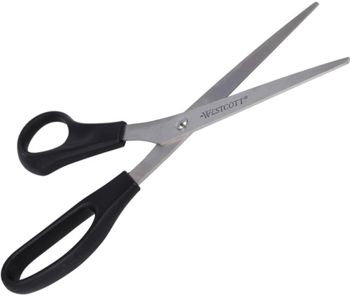 Kantoorschaar Westcott 210mm links rvs 1 Stuk-3