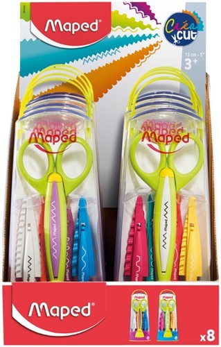 Schaar Maped Crea Cut display á 8 stuks assorti 1 Stuk-2