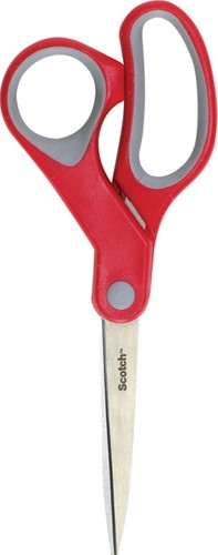 Schaar Scotch 20cm comfort rood blister 1 Stuk-2