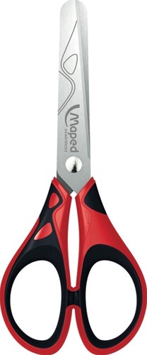 Schaar Maped Essentials Soft 13cm display á 24st 1 Stuk-1