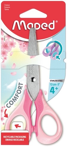 Schaar Maped Sensoft 13cm pastel assorti 1 Stuk-3