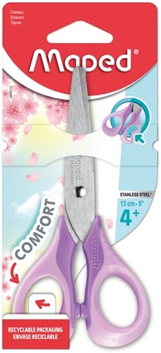 Schaar Maped Sensoft 13cm pastel assorti 1 Stuk-5