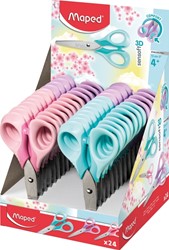 Schaar Maped Sensoft 13cm display á 24 pastel 1 Stuk
