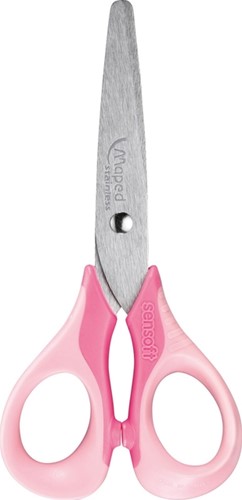 Kinderschaar Maped Sensoft 13cm displ 24 pastel 1 Stuk-2