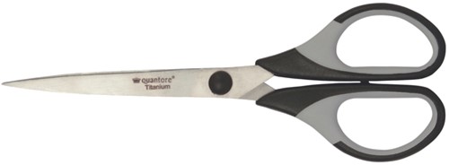 Schaar Quantore 170mm titanium + soft grip handvat 1 Stuk