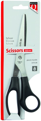 Schaar Quantore 210mm +plastic handvat zwart 1 Stuk-2