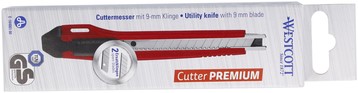 Snijmes Westcott premium 9mm schuif rood 1 Stuk-2