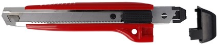 Snijmes Westcott premium 18mm schuif rood 1 Stuk-5