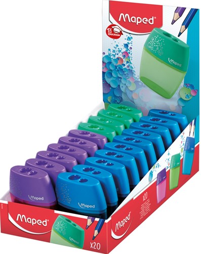 Puntenslijper Maped Shaker 2g assorti 1 Stuk