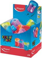 Puntenslijper Maped Color'Peps 2gaats display 24st 1 Stuk