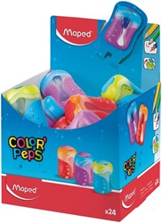 Puntenslijper Maped Color'Peps 2gaats display 24st 1 Stuk