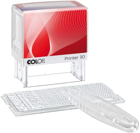 Tekststempel Colop Printer 301 letterset en pincet 1 Stuk