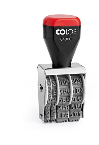 Datumstempel Colop 04000 band Nederlands rood 1 Stuk