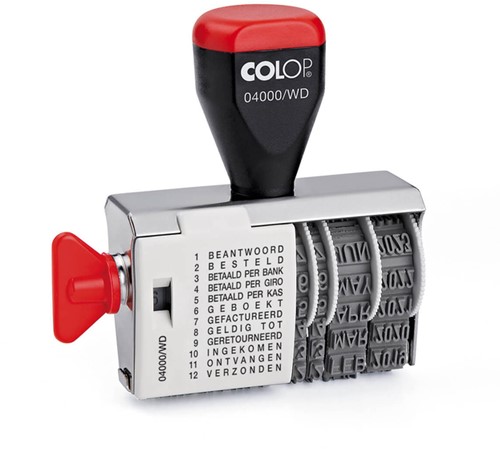 Stempel Colop 04000WD 12 teksten 1 Stuk