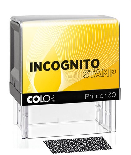 Tekststempel Colop Printer 30 incognito 1 Stuk-2