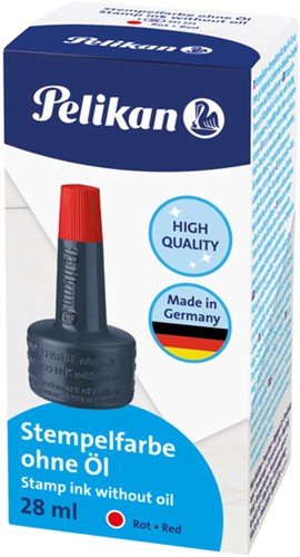 Stempelinkt Pelikan 4k rood 28 Milliliter