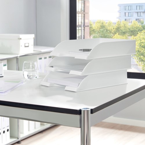 Brievenbak Leitz Plus standaard A4 wit 1 Stuk-11