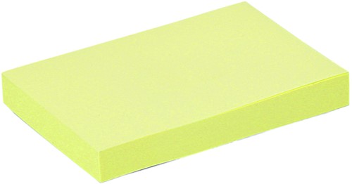 Memoblok Quantore 51x76mm geel 100 Vel