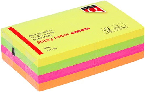 Memoblok Quantore 76x127mm neon assorti 400 Vel-1