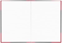 Notitieboek Bantex zwart/rood A4 lijn 70gr 96vel 1 Stuk-3