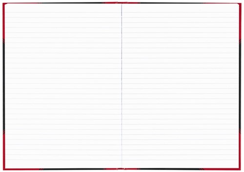 Notitieboek Bantex zwart/rood A4 lijn 70gr 96vel 1 Stuk-3