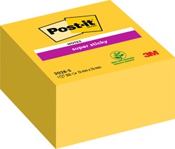 Memoblok Post-it 2028 Super Sticky 76x76mm gl 1 Stuk