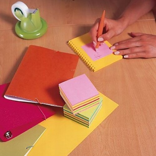 Memoblok Post-it 2028 76x76mm kubus pastel roze 1 Stuk-3
