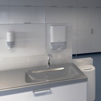 Afvalbak Tork B1 Elevation 50 liter wit 1 Stuk-2