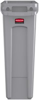 Afvalbak Rubbermaid Slim Jim Vented 87L grijs 1 Stuk-2