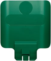 Paneel Rubbermaid Slim Jim RS voor label groen 1 Stuk