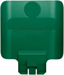 Paneel Rubbermaid Slim Jim RS voor label groen 1 Stuk