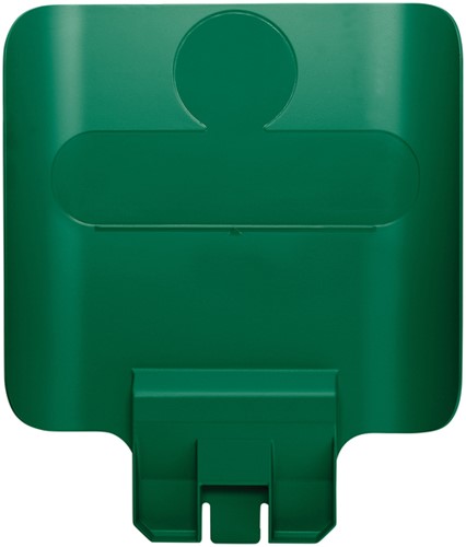 Paneel Rubbermaid Slim Jim RS voor label groen 1 Stuk