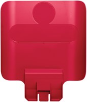 Paneel Rubbermaid Slim Jim RS voor label rood 1 Stuk