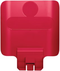 Paneel Rubbermaid Slim Jim RS voor label rood 1 Stuk