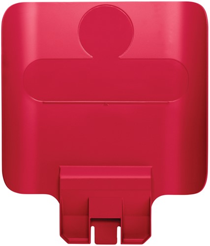 Paneel Rubbermaid Slim Jim RS voor label rood 1 Stuk