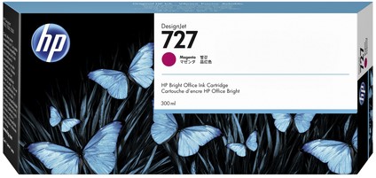 Inktcartridge HP F9J77A 727 rood 1 Stuk