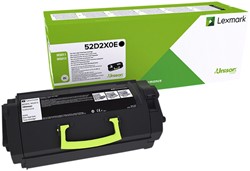 Tonercartridge Lexmark 52D2XOE prebate zwart 1 Stuk