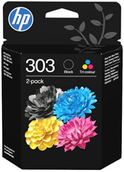 Inktcartridge HP 3YM92AE 303 zwart + kleur 1 Stuk