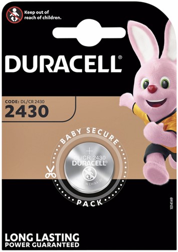 Batterij Duracell 2430 lithium 1 Stuk